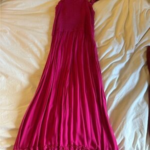 Elegant Red Maxi Dress